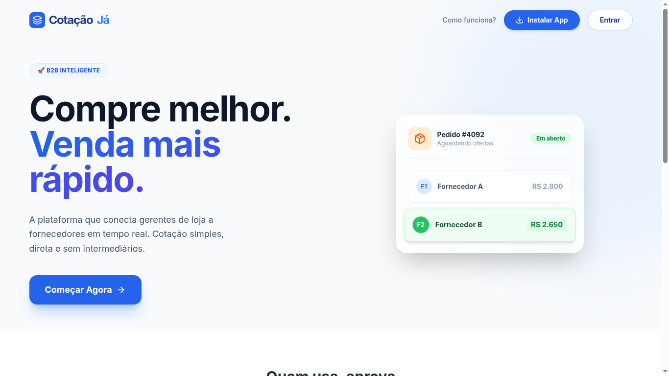 CotaçãoJá